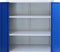 vidaXL - Kantoorkast - 90x40x140 - cm - metaal - grijs - en - blauw