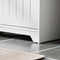 SoBuy BZR108-II-W - Wastafel Onderkast - Wit Houten Design - 60x30x60 cm