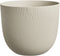 Elho Sereh Rond 30 - Bloempot 100% Gerecycled Plastic - Ø 29.5 x H 25.3 cm - Paddenstoel beige