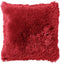 Dutch Decor FLUFFY - Kussenhoes 60x60 cm - superzacht - XL kussensloop - Chili Pepper - rood - met rits