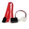 Startech.com SLSATAF20 - SATA naar SATA Adapter - 50 cm - Rood