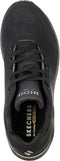 Skechers Uno - Stand On Air - Dames Sneakers - Air-Cooled Memory Foam - Zwart
