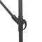 vidaXL - Parasol - met - stalen - paal - 290x290x238 - cm - wit