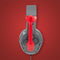 Blade Samus - Gaming Headset - 50 mm drivers - Grijs Rood Zwart
