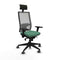 Bureaustoel met hoofdsteun Piqueras y Crespo 3D066G1 Smaragdgroen