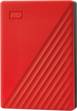 WD My Passport - Externe HDD - 4TB - Rood (2024)