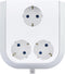 REV 0020330112-EF 3-voudig Stopcontactsplitter Wit