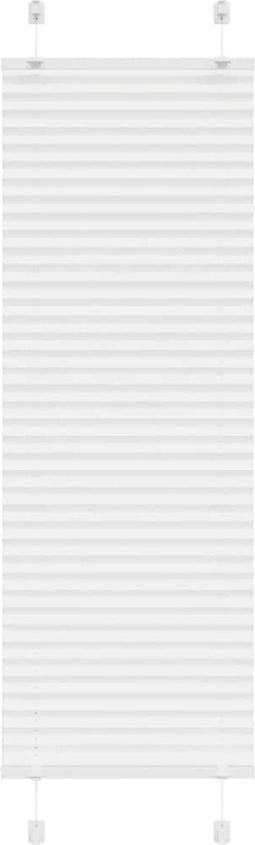 vidaXL - Plissé - rolgordijn - 45x100 - cm - stofbreedte - 44,4 - cm - polyester - wit
