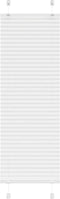 vidaXL - Plissé - rolgordijn - 45x100 - cm - stofbreedte - 44,4 - cm - polyester - wit