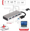 Club3D CSV-1431 - USB 3.2 Gen 1-hub 4 poorten - Aluminium behuizing met snellaadpoort - Aluminium (geborsteld)