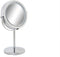 Vergrotende Spiegel met Led DKD Home Decor 21,5 x 13,5 x 32,5 cm Zilverkleurig Metaal