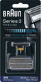 Braun Series 3 31S - Vervangend Scheerblad - Zilver