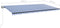 vidaXL - Luifel - automatisch - met - LED - en - windsensor - 600x350 - cm - blauw - wit