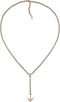 Tommy Hilfiger TJ2700923 - Dames Ketting - Staal - Rosé goud - 71.12 cm