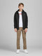 JACK&JONES JUNIOR JJEMULTI - Quilted Jacket - Vaste capuchon - Zwart - Maat 128