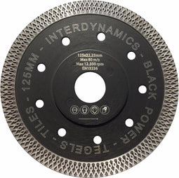 Blackpower diamantzaagblad - 125x22,23mm - droog en nat - 308125