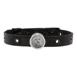 Talent Jewels TJA-1-19-03-2-235 - Uniseks Armband - Flexibel en Verstelbaar - Zwart