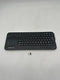 Logitech K400r - Draadloos Toetsenbord - Multi-touch touchpad - Zwart