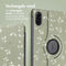 imoshion Tablet Hoes Geschikt voor Honor Pad X9 - imoshion 360° Draaibare Design Bookcase 2.0 - Meerkleurig /Green Flowers