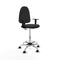 Piqueras y Crespo B1D05RF - Bureaustoel - Hoogteverstelbaar met armleuning - Donker grijs