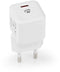 Nedis WCMPD20W100WT - Mini Wall Charger - Wit