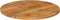 vidaXL - Tafelblad - rond - Ø - 70x3,8 - cm - massief - ruw - mangohout