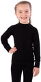 Avento Thermoshirt Kinderen - Thermo ondergoed - Drop-needle techniek - Zwart - Maat 140