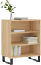 vidaXL - Dressoir - 57x35x70 - cm - bewerkt - hout - sonoma - eikenkleurig
