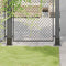 Spokkels vierkant 12 st 91x91 mm antraciet staal gepoedercoat