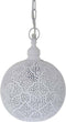 Safaary - Oosterse Hanglamp Wit Uma Ø 20 x 29cm