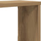 vidaXL - Wandschappen - kubus - 2 - st - 60x15x23 - cm - hout - artisanaal - eiken