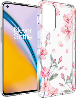 imoshion Hoesje - Geschikt voor OnePlus Nord 2 - Design hoesje - Blossom Watercolor