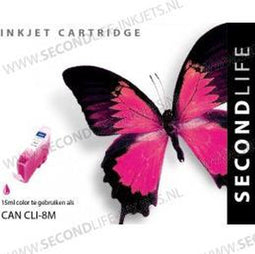 SecondLife CLI-8M - Cartridge vervanging - Duurzaam en kostenbesparend - Magenta