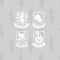 Noorse hoes Harry Potter Hogwarts Shields Multicolour 175 Draden 140 x 200 cm Bed van 80