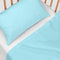 Happy Friday Sheet set 2 pieces Basic 120x180 cm (Cot bed) Blue