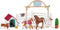 schleich HORSE CLUB Speelfigurenset - Hannah's Gastpaarden en Hond Ruby - Kinderspeelgoed voor Jongens en Meisjes - 5 tot 12 jaar - 20 Onderdelen - 42458