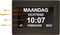 Dementieklok - 7 inch digitaal display - Zwart - Medicatiealarm - Wekkers - Met afstandsbediening