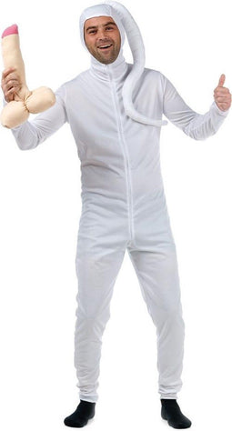 Vrijgezellenfeest Kostuum | Haantje De Voorste Spermatozoide Zaadcel | Man | Maat 52 | Carnavalskleding | Verkleedkleding