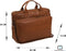 Leren Laptoptas Cognac Jackson