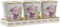 Pottenset DKD Home Decor Beige Roze PVC (38 x 12 x 14 cm) (3 Onderdelen)