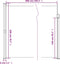 vidaXL - Windscherm - uittrekbaar - 200x600 - cm - bruin