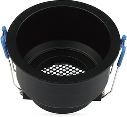 V-TAC VT-9001RD-B - LED Inbouwspot - GU10 - Anti-verblindend - Mat zwart