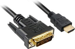 Sharkoon 4044951015221 - HDMI naar DVI-D Kabel - 3 m - Zwart