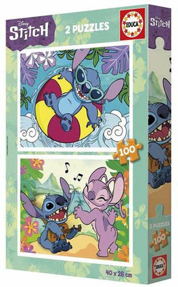 Educa Puzzel Van 2x100 Stukjes Veelkleurig