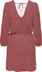 ONLY ONLEMMA - 3/4 V-hals jurk - Loose fit - Maat S