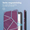 imoshion E-reader Hoesje - Geschikt voor Amazon Kindle (2022) 11th gen, Amazon Kindle (2024) - Design Sleepcover Bookcase - Bordeaux Graphic
