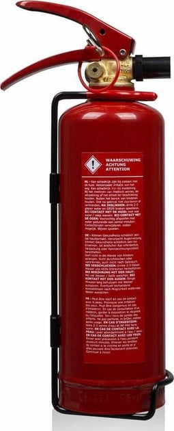 Smartwares 10.018.56 - Brandblusser - 1kg poeder - Inclusief ophangbeugel - Brandklasse ABC - BSI Gecertificeerd