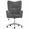 vidaXL Relaxfauteuil - Fluweel - Hoogte verstelbaar - Donkergrijs