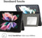 imoshion Hoesje Geschikt voor Samsung Galaxy Z Fold 4 Hoesje Met Pasjeshouder - imoshion Luxe Bookcase - Zwart