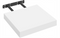 Esituro Witte Zwevende Wandplank - MDF Glans Wit 30 x 23 x 3,8 cm - Modern Design